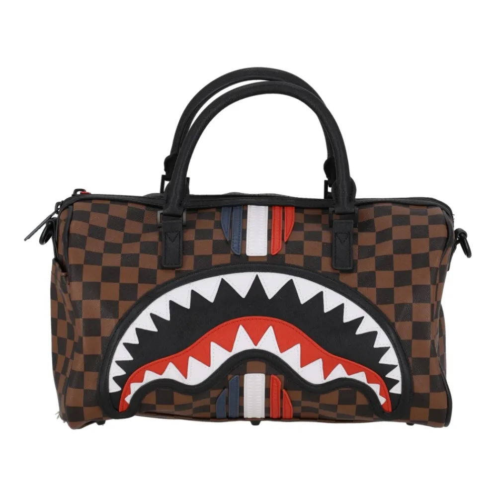 Rejsetasker<SPRAYGROUND Mini Fransk Maskine Duffle Taske /Sort Brun