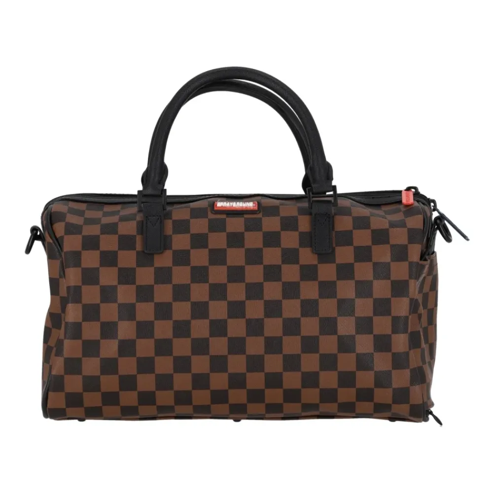 Rejsetasker<SPRAYGROUND Mini Fransk Maskine Duffle Taske /Sort Brun