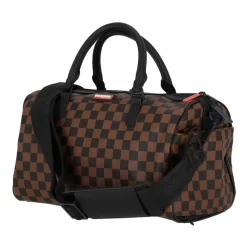 Rejsetasker<SPRAYGROUND Mini Fransk Maskine Duffle Taske /Sort Brun