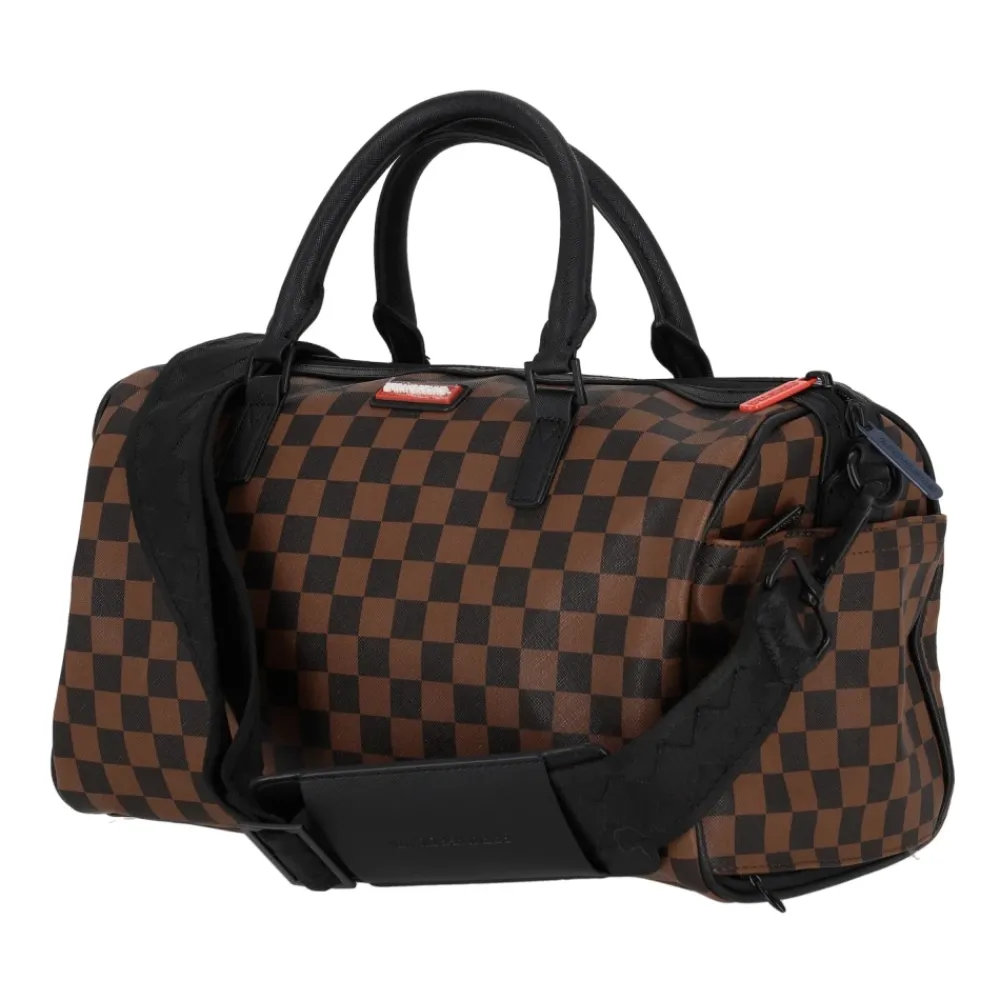 Rejsetasker<SPRAYGROUND Mini Fransk Maskine Duffle Taske /Sort Brun