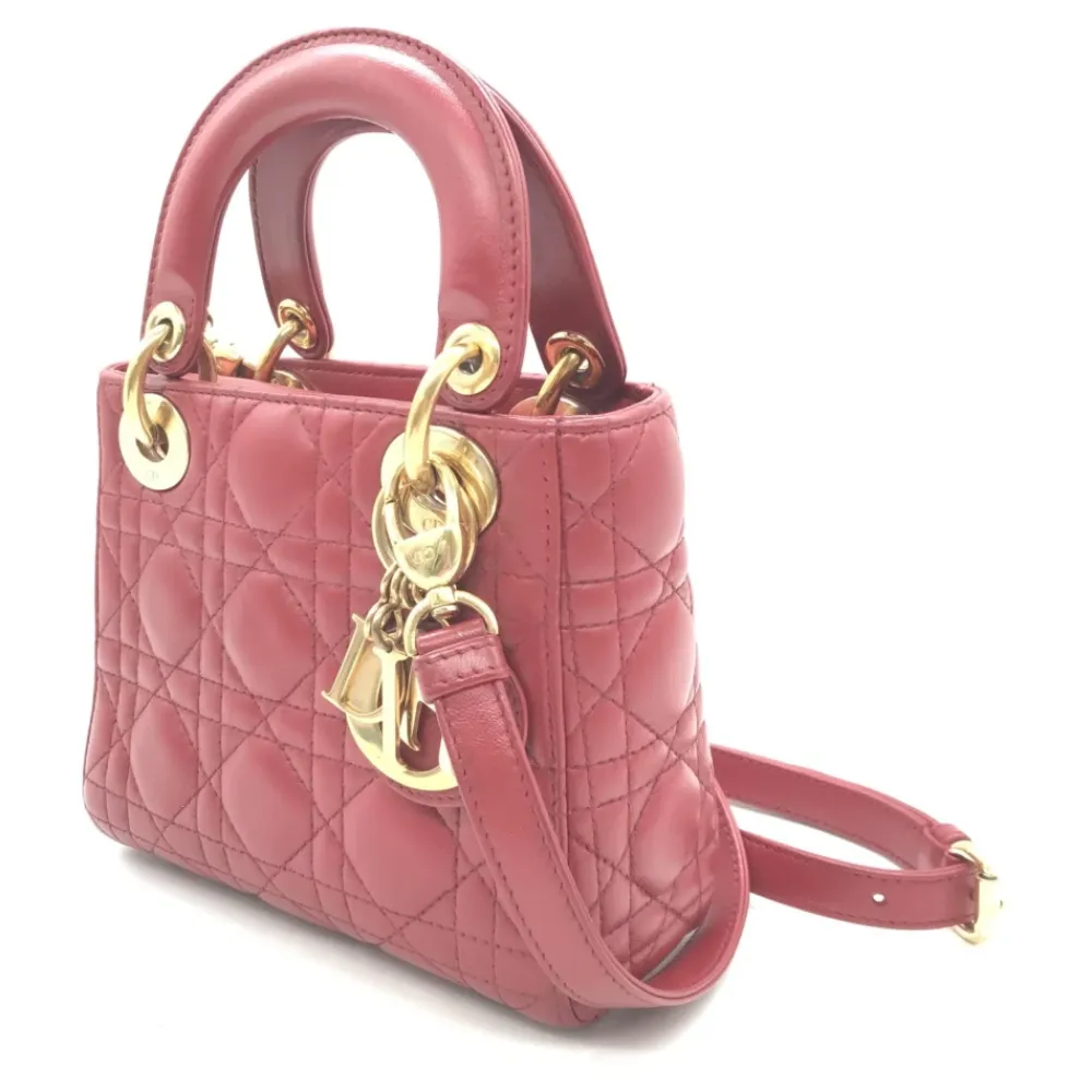 Håndtasker^Dior Mini Lady Håndtaske Pink
