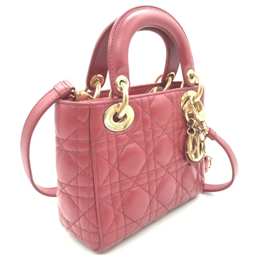 Håndtasker^Dior Mini Lady Håndtaske Pink