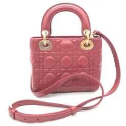 Håndtasker^Dior Mini Lady Håndtaske Pink