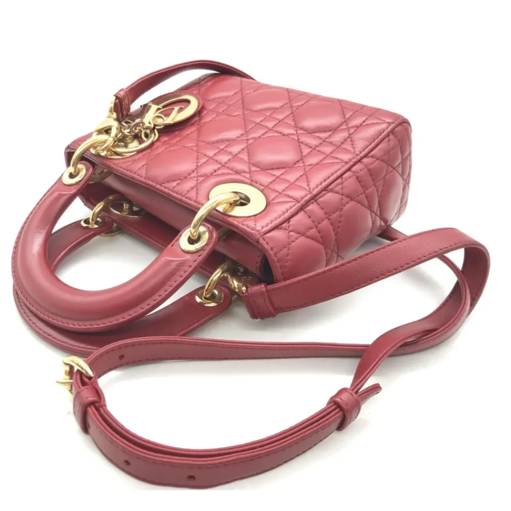 Håndtasker^Dior Mini Lady Håndtaske Pink