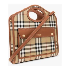 Skuldertasker^Burberry Mini Lomme Taske Brun