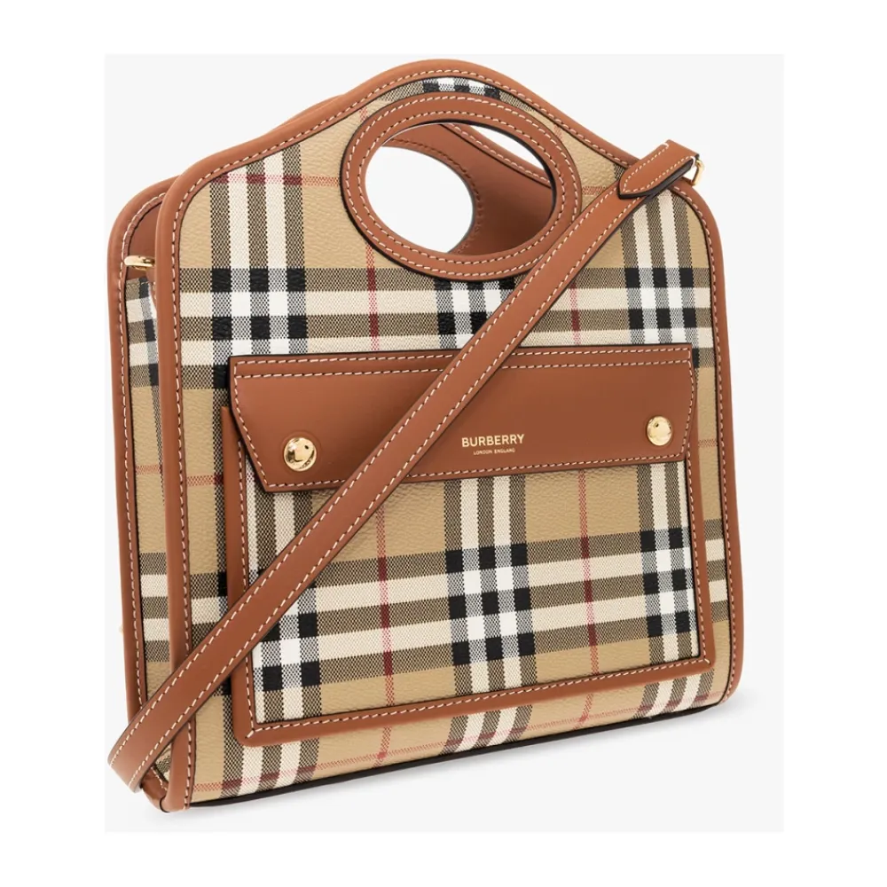 Skuldertasker^Burberry Mini Lomme Taske Brun