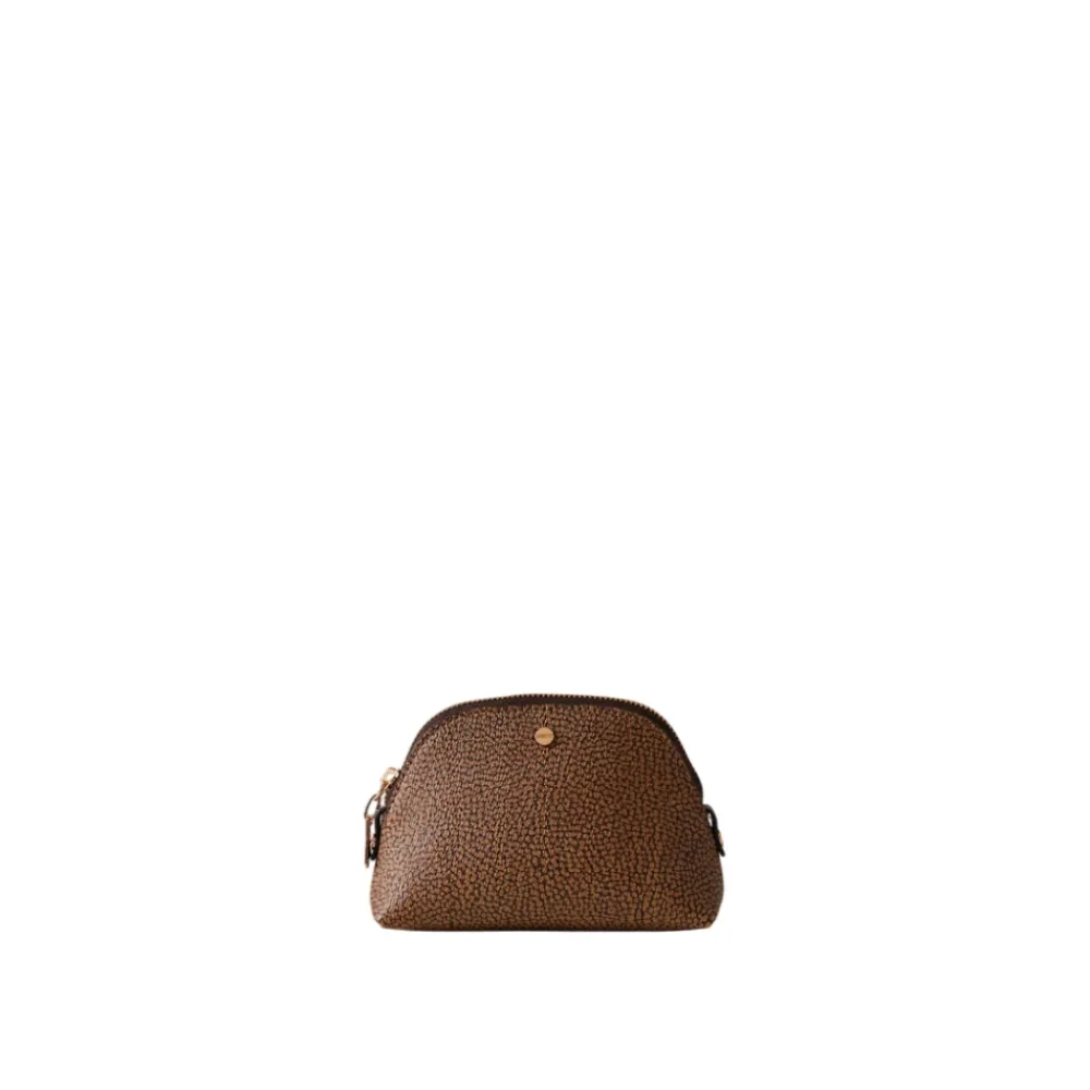 Toilettasker<Borbonese Mini pochette porta tutto in graffiti Brun