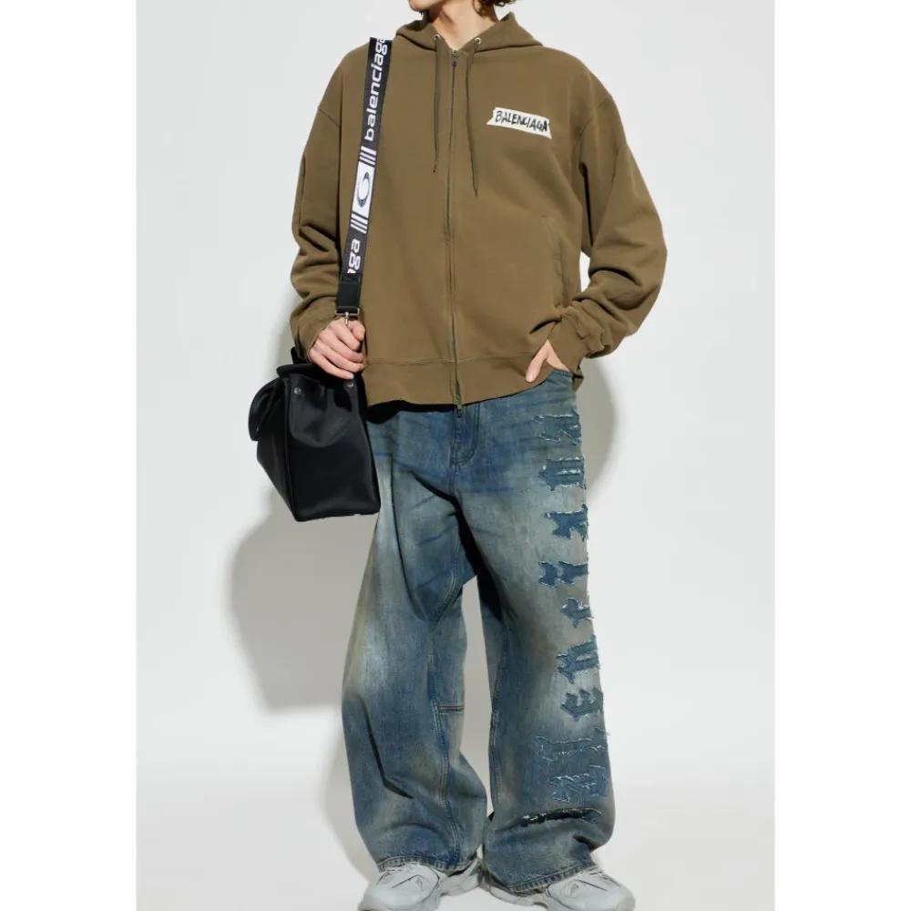 Jeans<Balenciaga Minimal Baggy Pants Blå