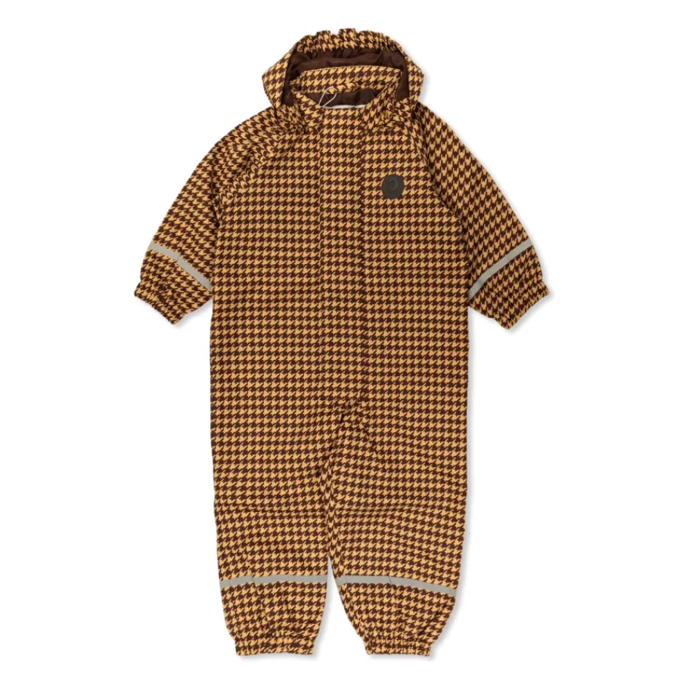 Overtøj<Mini Rodini Mønstret Jumpsuit Brun