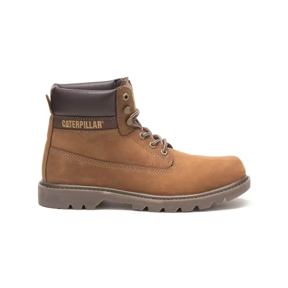 Vinterstøvler<CAT Moderne læder højtop sneakers Brun
