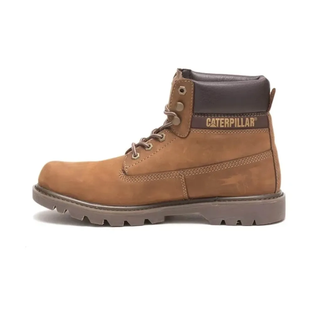 Vinterstøvler<CAT Moderne læder højtop sneakers Brun