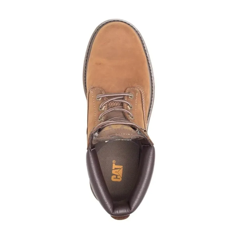 Vinterstøvler<CAT Moderne læder højtop sneakers Brun