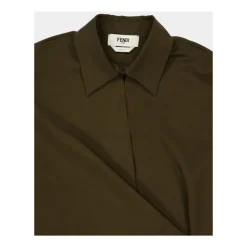 Bluser & Skjorter<Fendi Mohair og uldskjorte Grøn