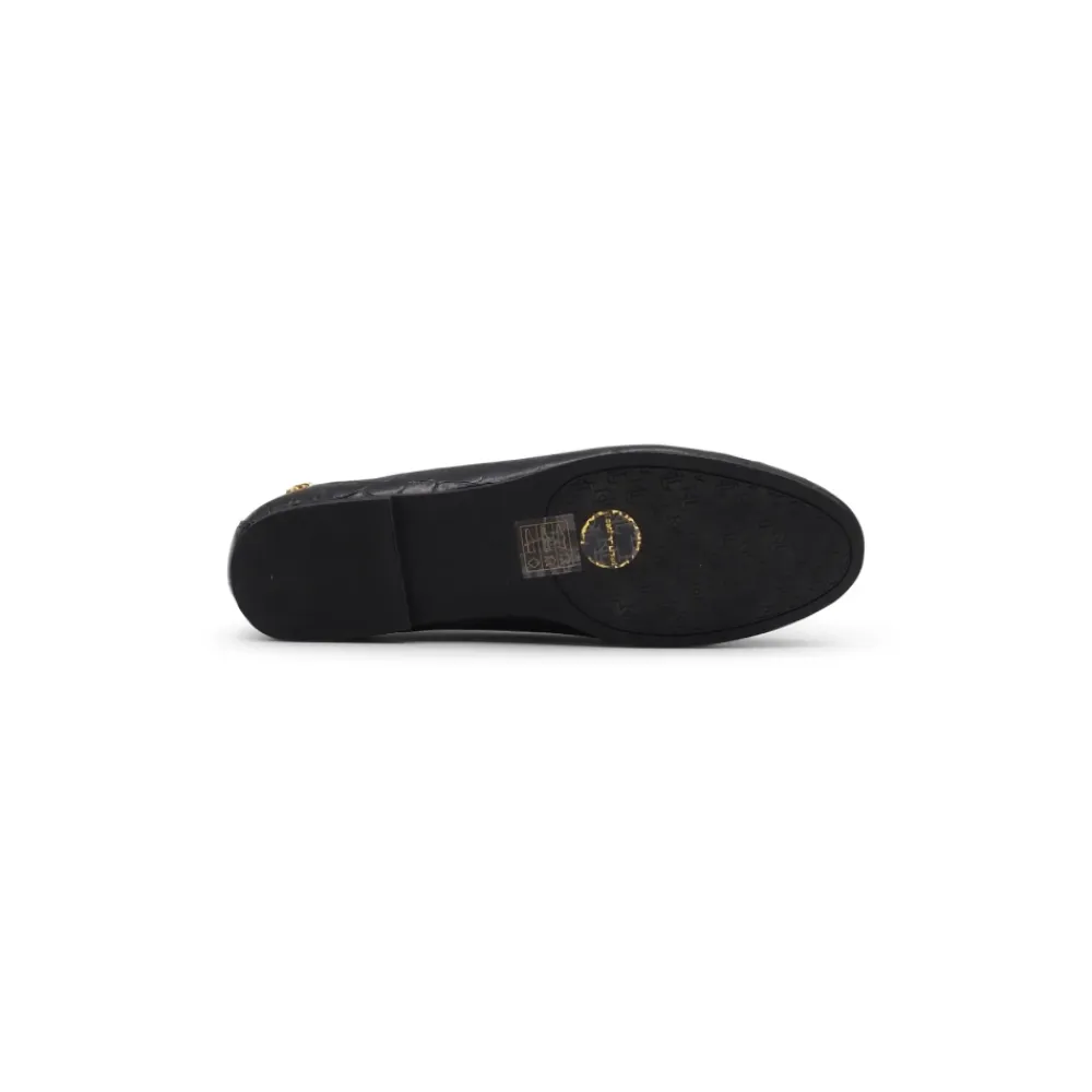 Loafers<Ralph Lauren Mokkasin krokodil tryk - 40.5, BLK Sort