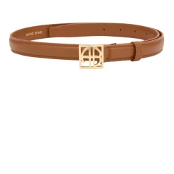 Bælter<Anine Bing Monogram Cognac Bælte Brun