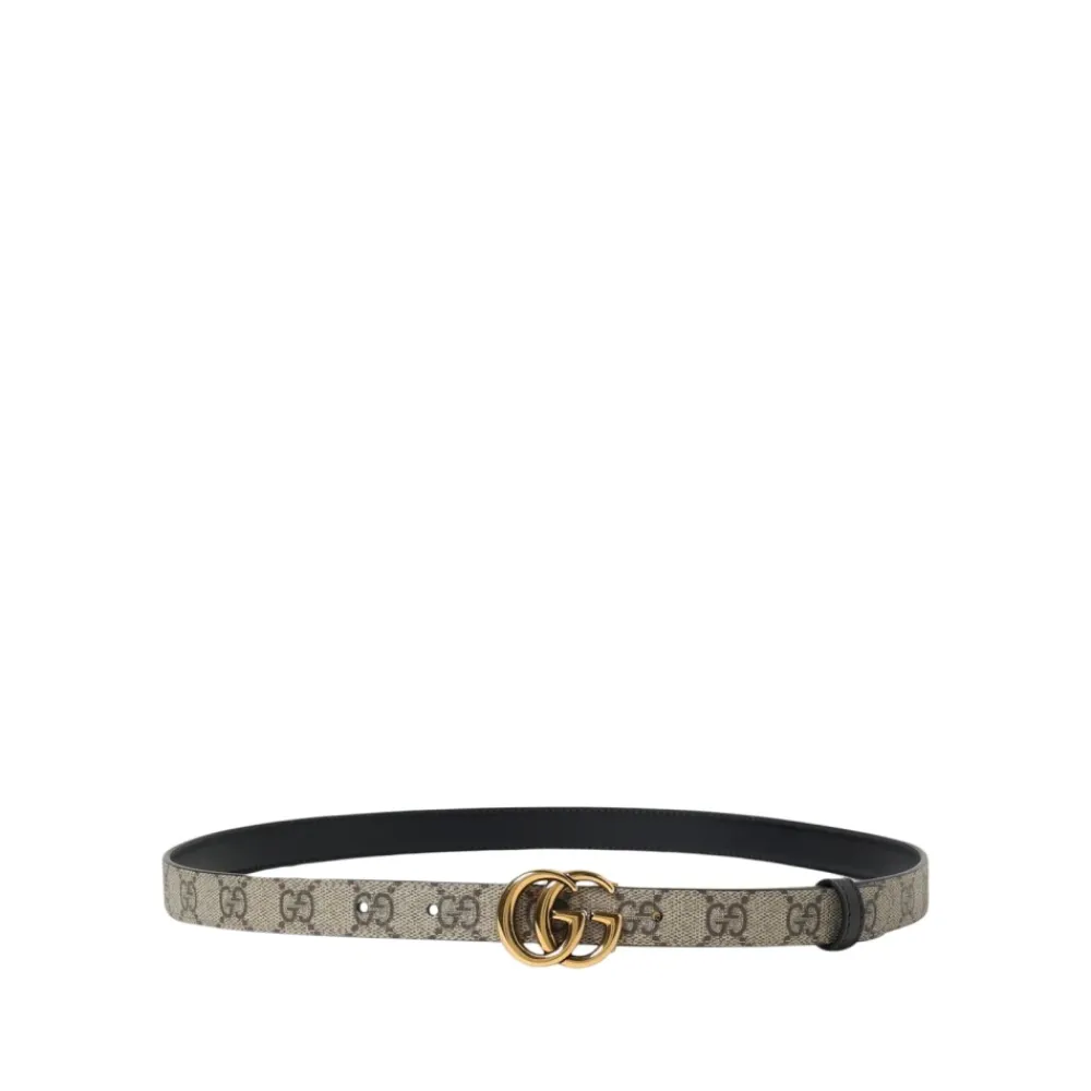 Bælter^Gucci Monogram Modebælte Beige