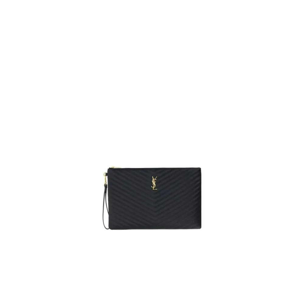 Clutch^Saint Laurent Monogram Pouch Sort