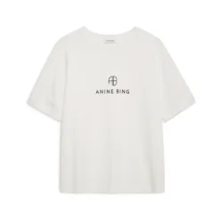 T-Shirts<Anine Bing Monogram Tee Beige