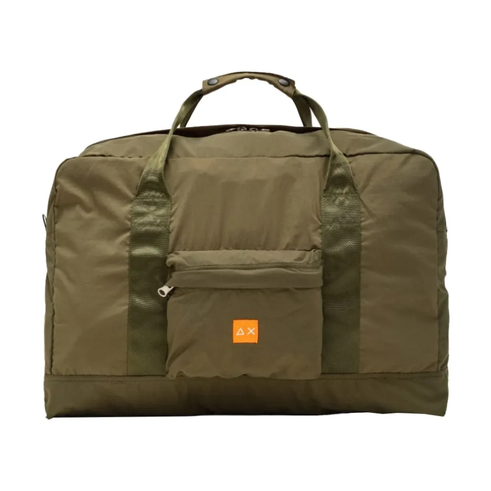 Rejsetasker<Sun68 Mørk Militær Nylon Taske, der kan pakkes væk Grøn