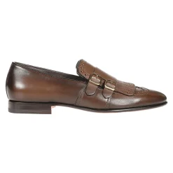 Business Sko^Santoni Mørkee Double Monks Strap Sko Brun