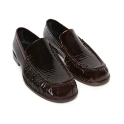 Loafers^Dries Van Noten Mørkee Patentlæder Slip-On Sko Brun