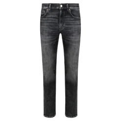 Jeans<Versace Mørke La Medusa Broderi Jeans Grå