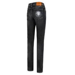 Jeans<Versace Mørke La Medusa Broderi Jeans Grå