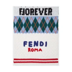 Halstørklæde^Fendi Multicolor Logo Halstørklæde Multifarvet