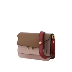 Skuldertasker<Marni Læder Mini Trunk Skuldertaske Multifarvet