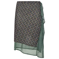 Nederdele<Dries Van Noten Mini Tie Mesh Nederdel Multifarvet