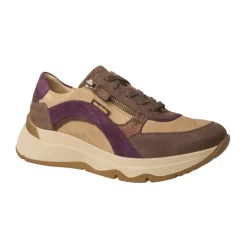 Træningssko^Mephisto Ruskind Dames Afslappet Sneaker Laonie Multifarvet