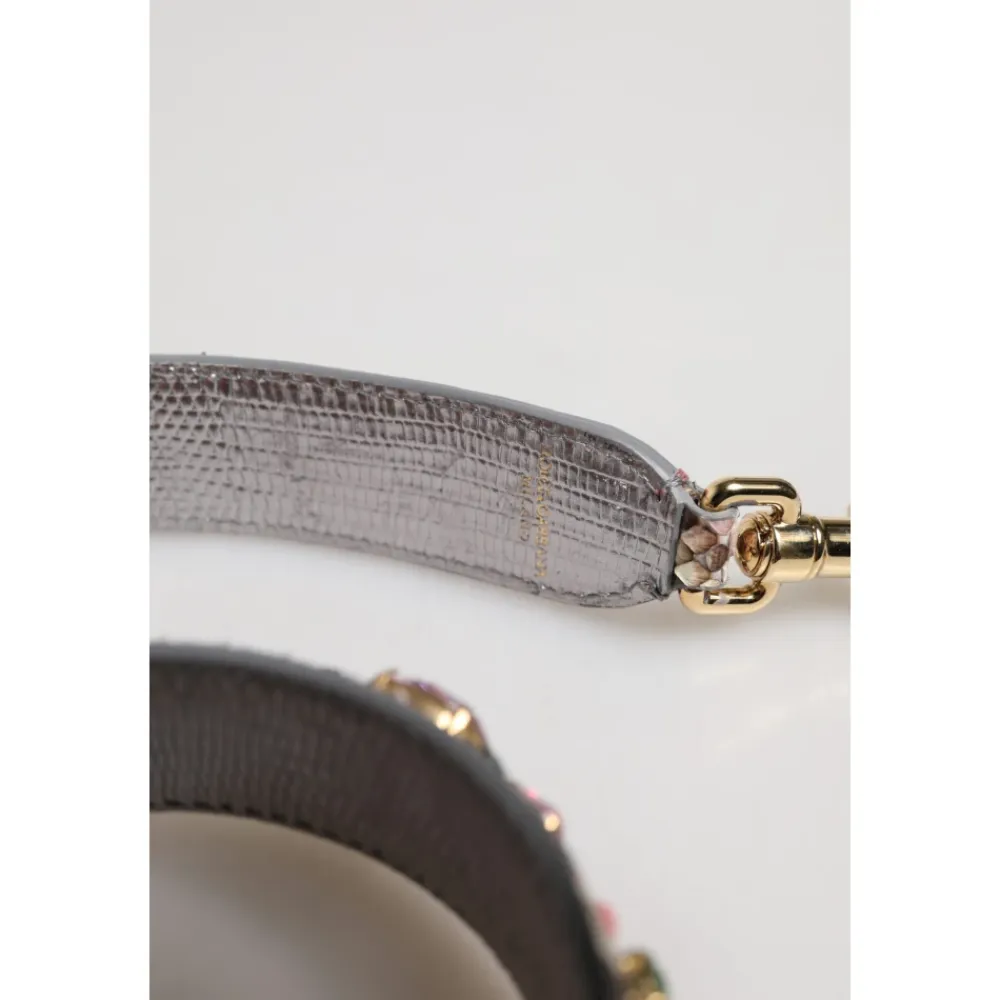 Tilbehør Til Tasker<Dolce & Gabbana Smykket Håndtaske Skulderrem Multifarvet