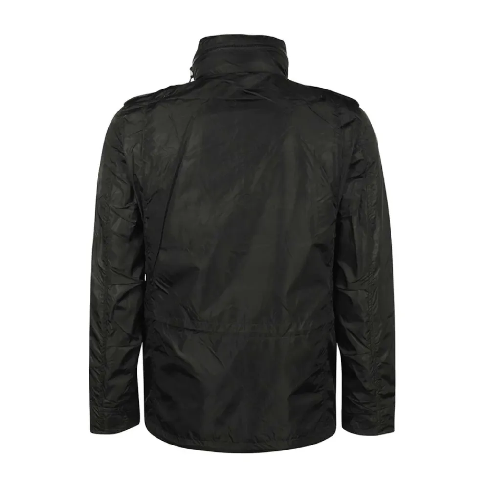 Jakker^Aspesi Multi-pocket Nylon Jakke Sort