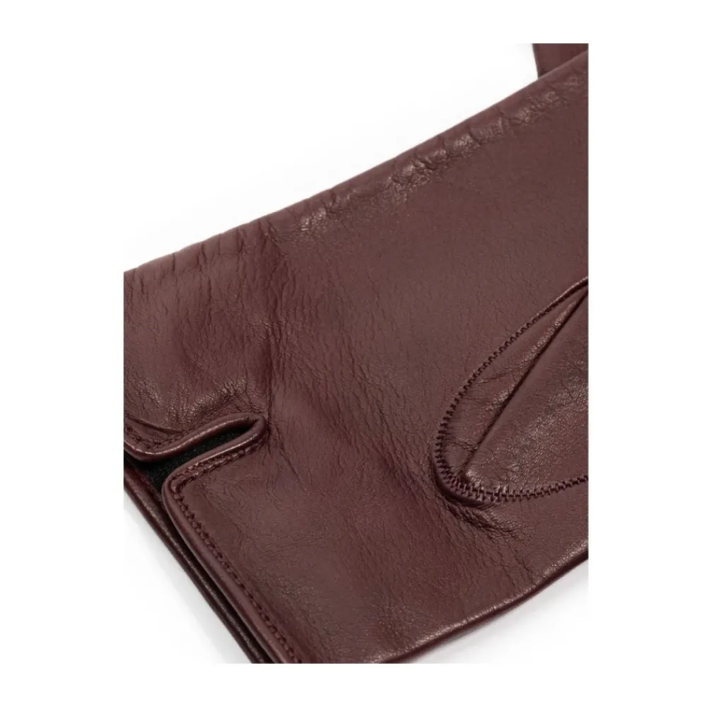 Handsker^Dolce & Gabbana Nappa Short Gloves Rød
