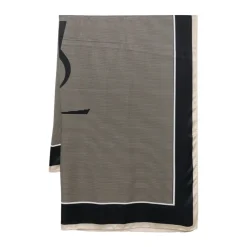 Tørklæder<Saint Laurent Navy/Ivory Pareo 4178 Multifarvet