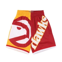 Træningsbukser & Tights<Mitchell & Ness NBA Big Face Fashion Træningsshorts Rød