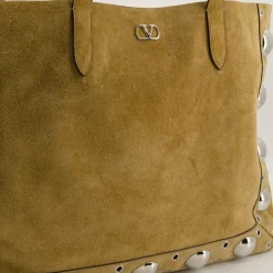 Tasker<Valentino Garavani Nellcôte Tote Bag Beige