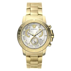 Ure<Versace New Chrono 45mm Chronograph Gul