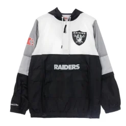 Skaljakker^Mitchell & Ness NFL Surprise Win Windbreaker Oakrai -Win Win Wind Jacket Hvid