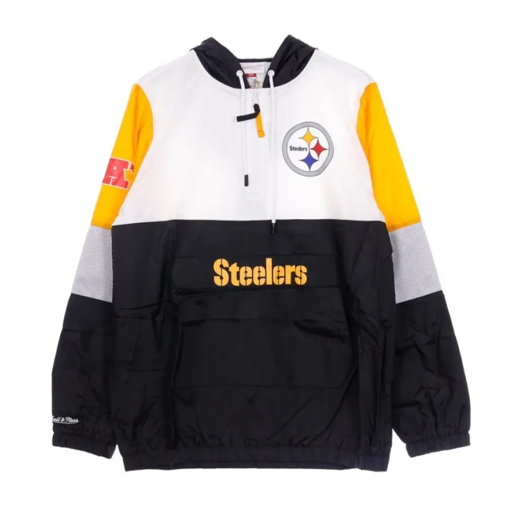 Skaljakker<Mitchell & Ness NFL Surprise Win Windbreaker Pitsteon -UP Wind Jacket Hvid