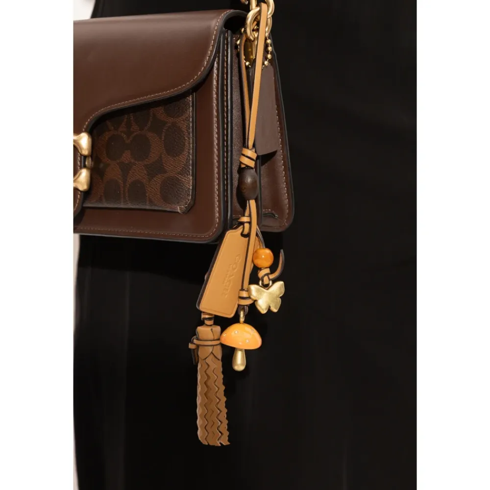 Tilbehør Til Tasker^Coach Nøglering med charms Brun