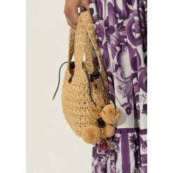 Tilbehør Til Tasker^Dolce & Gabbana Nøglering med dusk Beige