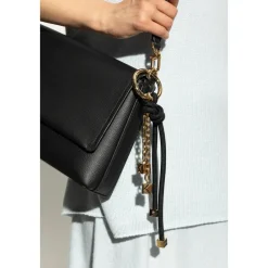 Tilbehør Til Tasker^Michael Kors Nøglering med logo Sort