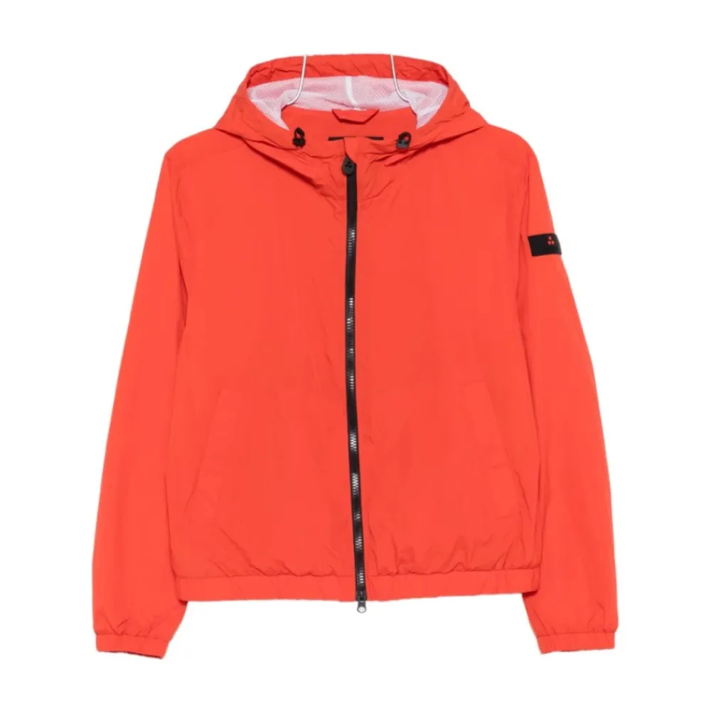 Skaljakker^Peuterey Nigle Short Blouson Jakke Rød