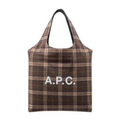 Tasker<A.P.C. Ninon Tote Bag Brun