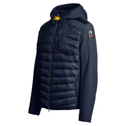 Jakker<Parajumpers Nolan Hybrid Hættejakke med Dun Blå