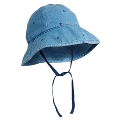 Huer & Kasketter^Mini Rodini Note Denim Solhat Blå