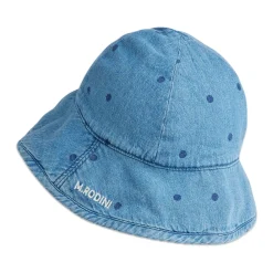 Huer & Kasketter^Mini Rodini Note Denim Solhat Blå