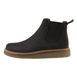 Chelsea Boots<Nature Footwear Nubuck Bison Støvle Gry Stil Brun