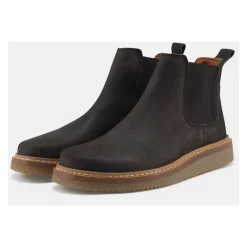 Chelsea Boots<Nature Footwear Nubuck Bison Støvle Gry Stil Brun